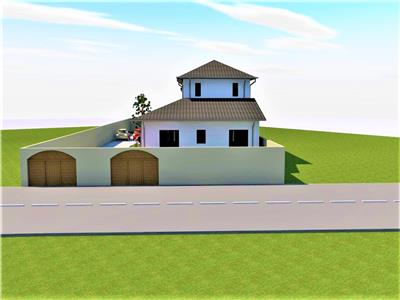Casa individuala 4 camere 2 bai si teren 380 mp in Cristian - Sibiu