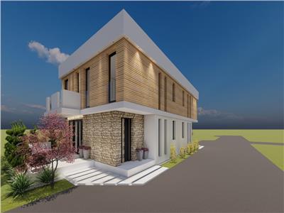 Casa cu 4 camere 2 bai balcon si terasa in Cristian