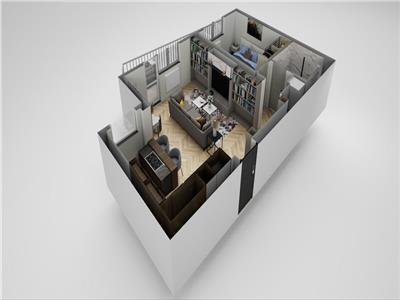 Dezvoltator vand apartament intabulat 60 mp utili etaj intermediar terasa in Sibiu