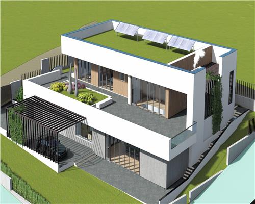 Teren intravilan cu PUD si priveliste spre Sibiu in zona Sura Mare