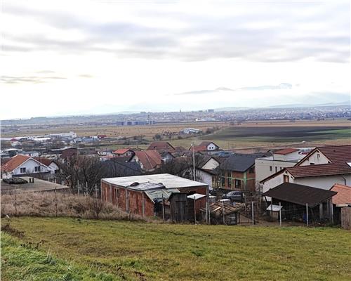 Teren intravilan cu PUD si priveliste spre Sibiu in zona Sura Mare