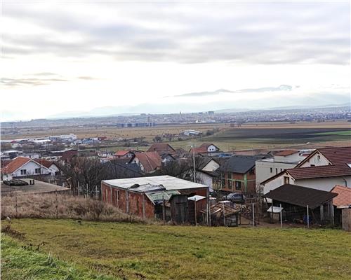 Teren intravilan cu PUD si priveliste spre Sibiu in zona Sura Mare