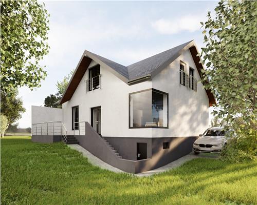 Casa cu 4 camere 2 bai 180 mpu in zona Sura Mare
