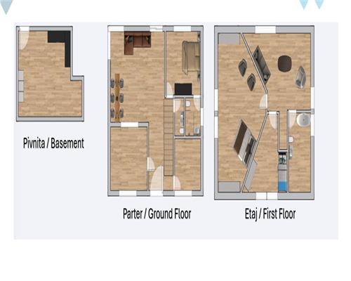 Casa cu 4 camere 2 bai 180 mpu in zona Sura Mare