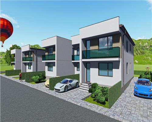Casa 80 mpu cu 3 camere 2 bai si 170 mp curte in Sibiu