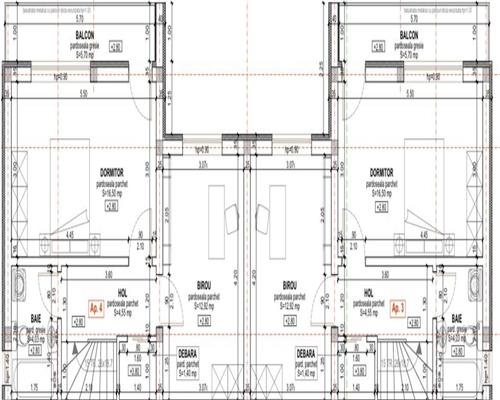 Casa 80 mpu cu 3 camere 2 bai si 170 mp curte in Sibiu