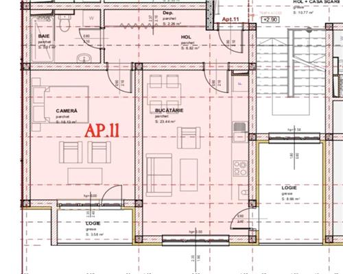 Apartament 2 camere intabulat si decomandat in Selimbar