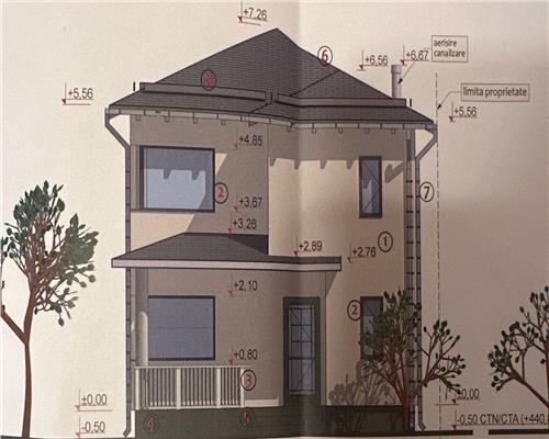 Casa Individuala 4 camere si teren 284 mp Cristian Sibiu
