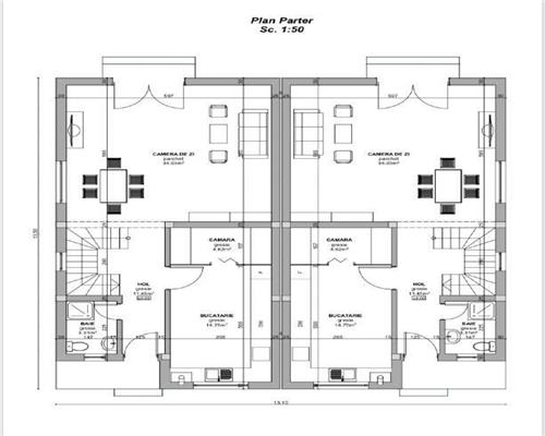 Casa cu 4 camere 2 bai si curte 180 mp in Selimbar
