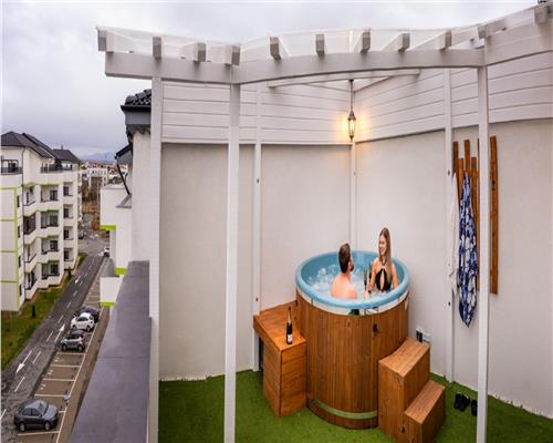 Penthouse cu 2 terase jacuzzi si loc de parcare in Deventer