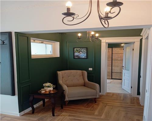 Casa mobilata 120 mpu 4 camere 2 bai cu teren 500 mp 10 min de Sibiu