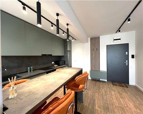 Garsoniera de lux 38 mp utili etajul 1 cu balcon si parcare