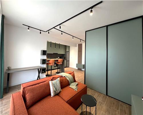 Garsoniera de lux 38 mp utili etajul 1 cu balcon si parcare