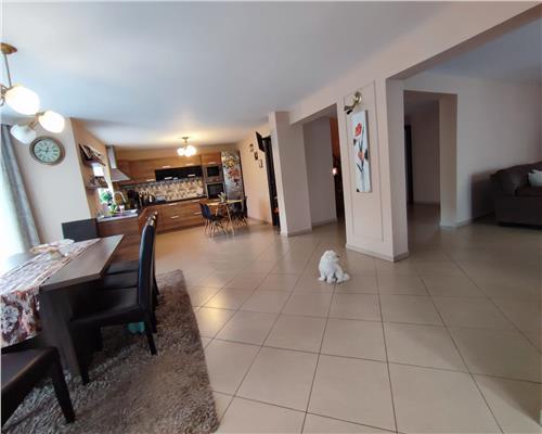 Casa cu 4 camere 3 bai garaj inchis si teren 550 mp in Tocile