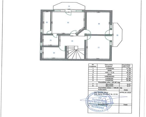 Casa cu 4 camere 3 bai garaj inchis si teren 550 mp in Tocile