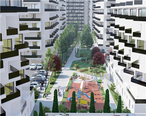 Apartament la cheie cu 2 camere 2 terase 33 mp parcare Evolution