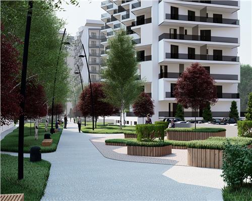 Apartament la cheie cu 2 camere 2 terase 33 mp parcare Evolution