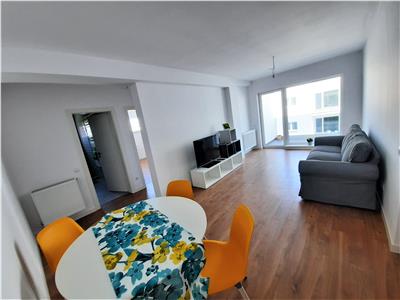 Apartament mobilat 3 camere cu terasa in Kogalniceanu