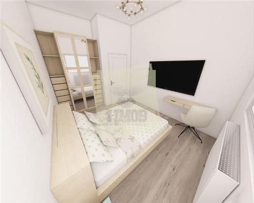 Apartament 60 mpu cu 2 camere balcon 9 mpu acoperit in zona Rahovei