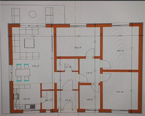 Teren intravilan 491 mp PUZ si proiect de casa in Cisnadiei