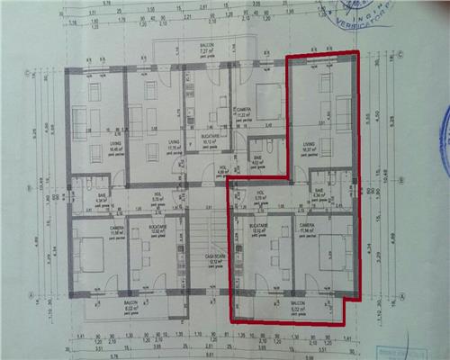 Apartament modern 2 camere balcon si parcare