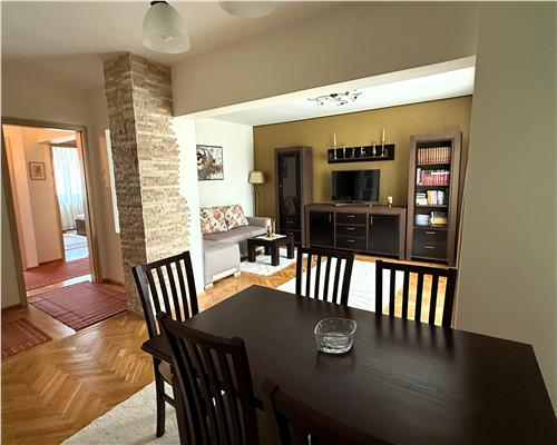 Apartament 3 camere 80mp Renovat Prima Inchiriere zona Centrala