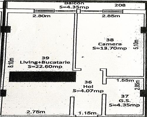 Apartament modern 2 camere balcon parcare pe Doamna Stanca