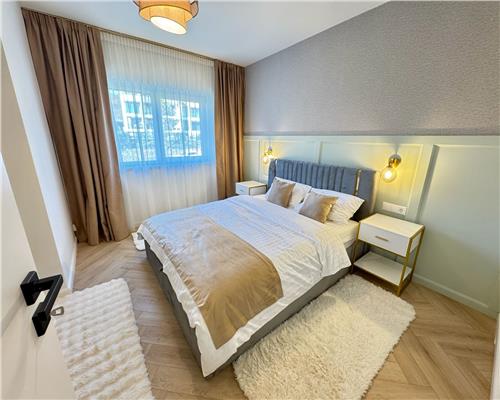 Penthouse mobilat lux 118 mpu cu 5 camere 3 bai balcon