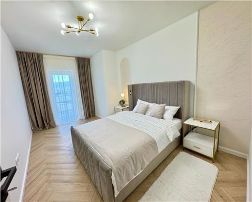 Penthouse mobilat lux 118 mpu cu 5 camere 3 bai balcon