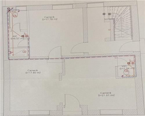 Casa individuala cu 8 camere  si teren 373 mp in zona Lazaret