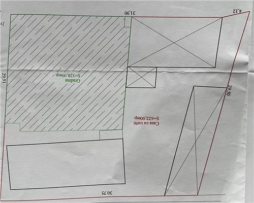 Casa 4 camere cu teren de 1020 mp in sat Hamba