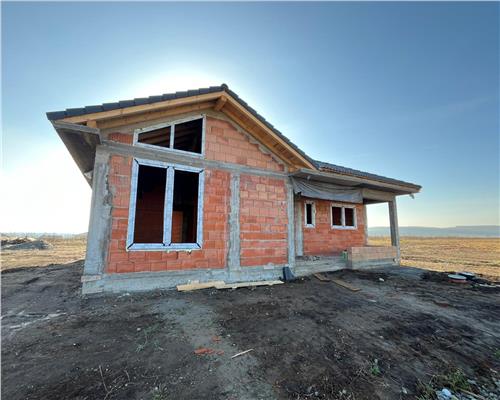 Casa cu 4 camere 2 bai si 500 mp teren in  Sura Mica