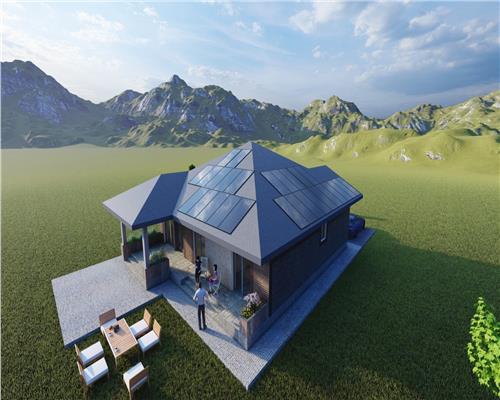 Casa cu 4 camere 2 bai si 500 mp teren in  Sura Mica