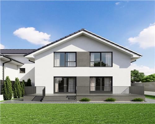 Casa cu 5 camere 3 bai si 340 mp teren in  Sura Mare