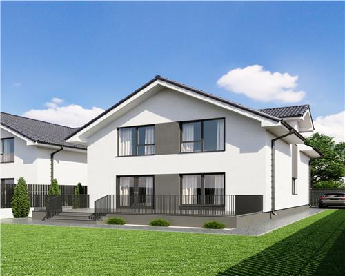 Casa cu 5 camere 3 bai si 340 mp teren in  Sura Mare