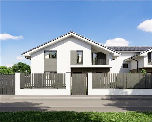 Casa cu 5 camere 3 bai si 340 mp teren in  Sura Mare