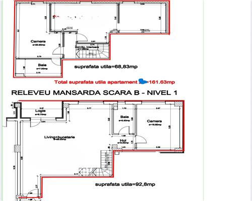 Spatiu birouri 2 camere balcon 4 m si 2 parcari Turnisor