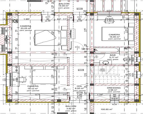 Casa moderna 5 camere 2 bai teren 498 mp 4 parcari 10 km de Sibiu