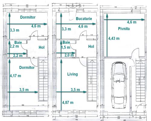 Casa mobilata 4 camere 2 bai si garaj in Turnisor
