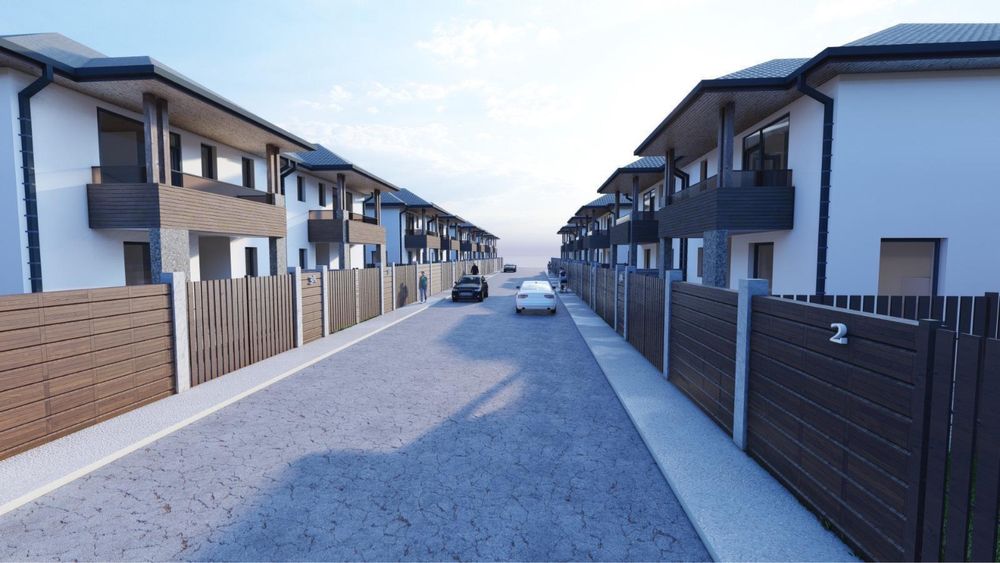 Casa individuala cu 4 camere 3 bai si 330 mp teren  in  Selimbar