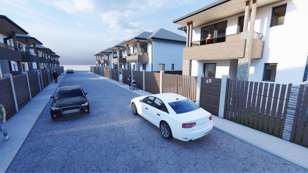 Casa individuala cu 4 camere 3 bai si 330 mp teren  in  Selimbar