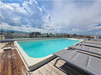 Apartament lux  3 camere 2 bai 3 balcoane 2 parcari si piscina