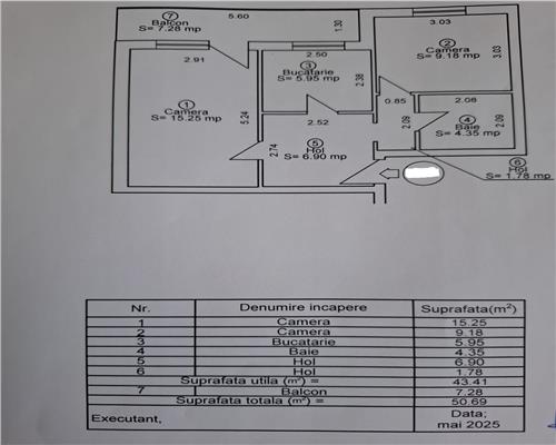 Apartament 2 camere 43mp decomandat | renovat | la cheie | zona Rahovei