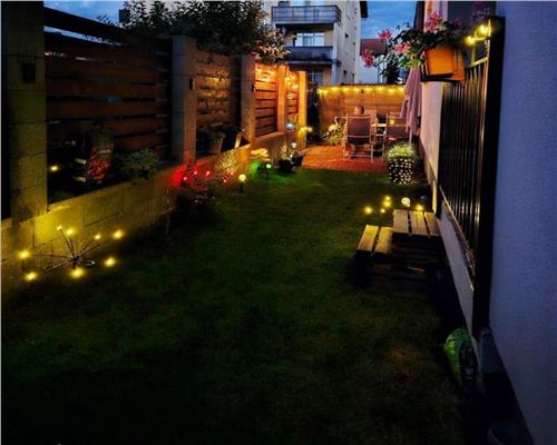 Apartament mobilat modern 2 camere balcon curte si parcare