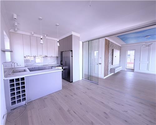 Pethouse lux 4 camere 2 bai teras 144 garaj Parcul Sub Arini