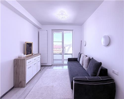 Apartament mobilat 2 camere balcon pod spatios si parcare