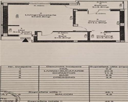 Apartament modern 2 camere balcon pod parcare in Selimbar